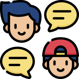 talking